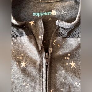 Happiest Baby Sleepea Zip Swaddle – Size large – Gray Stars